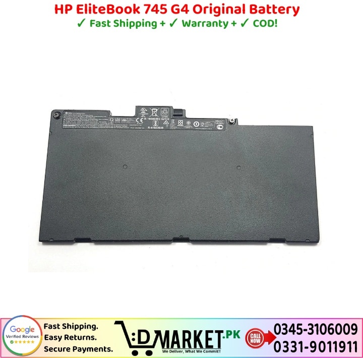 HP EliteBook 745 G4 Original Battery Price In Pakistan