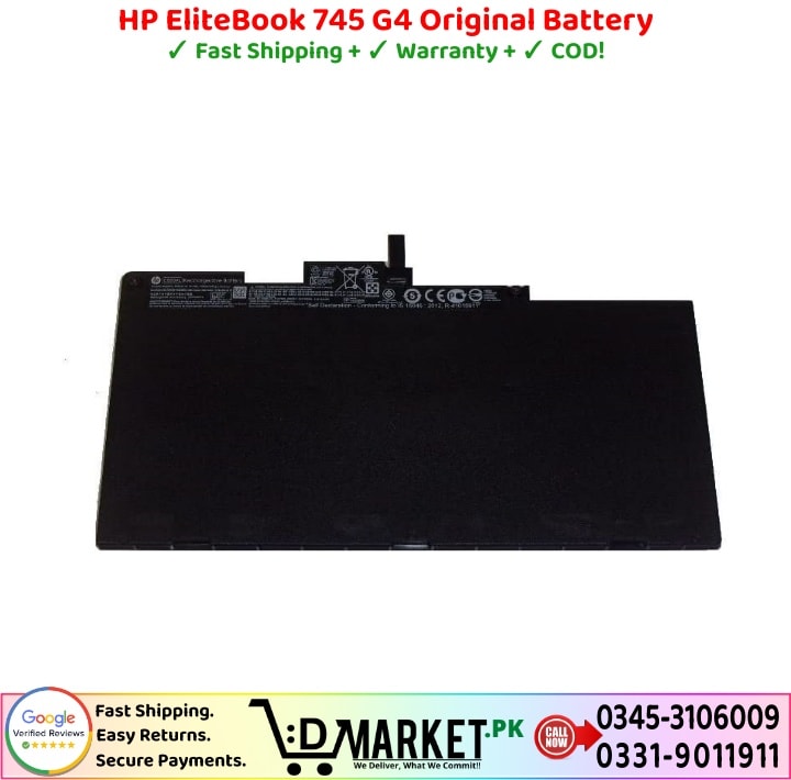 HP EliteBook 745 G4 Original Battery Price In Pakistan