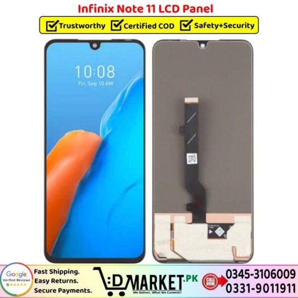 Infinix Note 11 LCD Panel Price In Pakistan