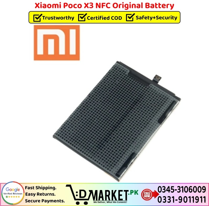 Xiaomi Poco X3 NFC Original Battery Price In Pakistan