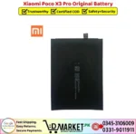 Xiaomi Poco X3 Pro Original Battery - Image 3