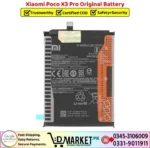 Xiaomi Poco X3 Pro Original Battery Price In Pakistan