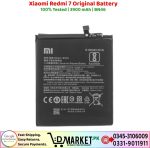 Xiaomi Redmi 7 Original Battery Price In Pakistan