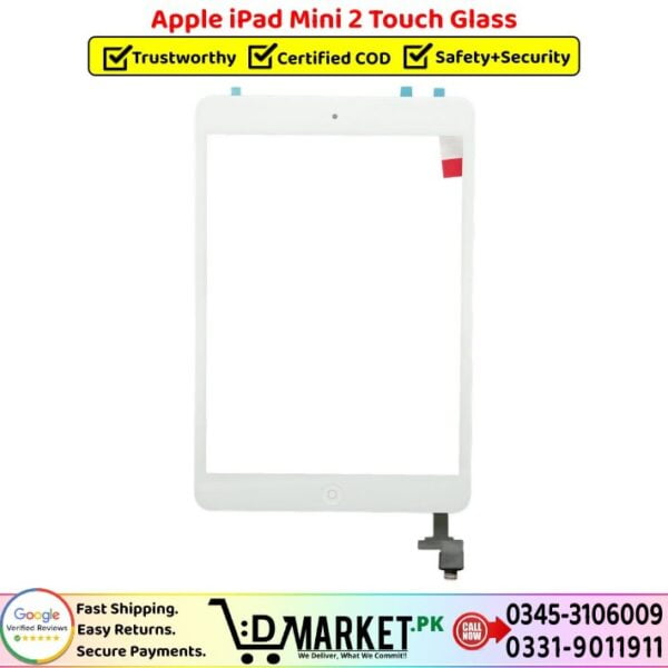 Apple iPad Mini 2 Touch Glass Price In Pakistan