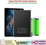 Apple iPad Mini Original Battery Price In Pakistan