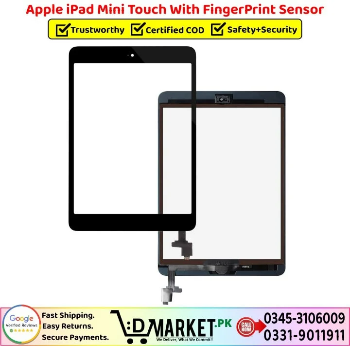 Apple iPad Mini Touch Glass Price In Pakistan