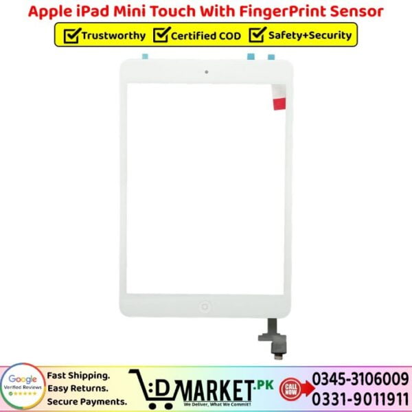 Apple iPad Mini Touch Glass Price In Pakistan