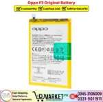 Oppo F3 Original Battery Price In Pakistan
