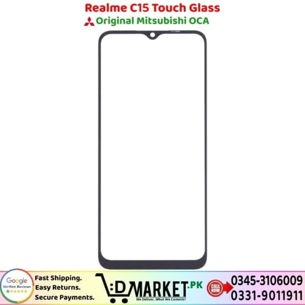 realme c15 touch glass