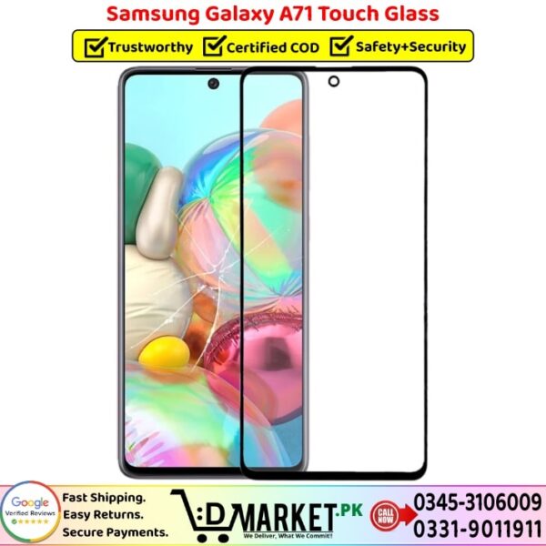 Samsung Galaxy A71 Touch Glass Price In Pakistan