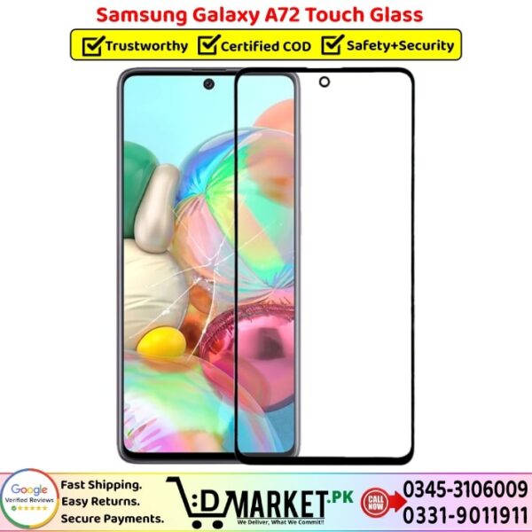Samsung Galaxy A72 Touch Glass Price In Pakistan