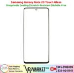 Samsung Galaxy Note 20 Touch Glass Price In Pakistan