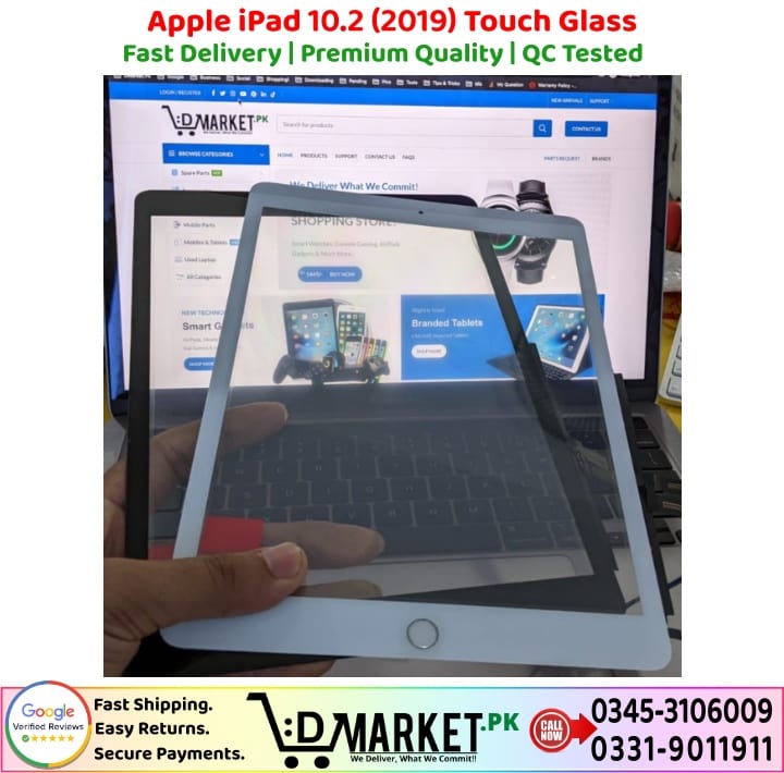 Apple iPad 10.2 2019 Touch Glass Price In Pakistan-Original