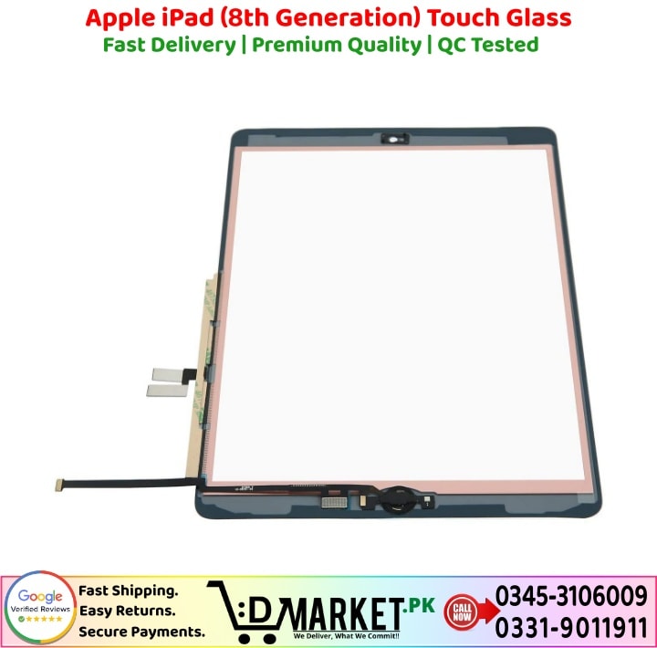 Apple iPad 8th Generation Touch Glass Price In Pakistan