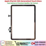 Apple iPad Air 4th Gen Touch Glass Price In Pakistan