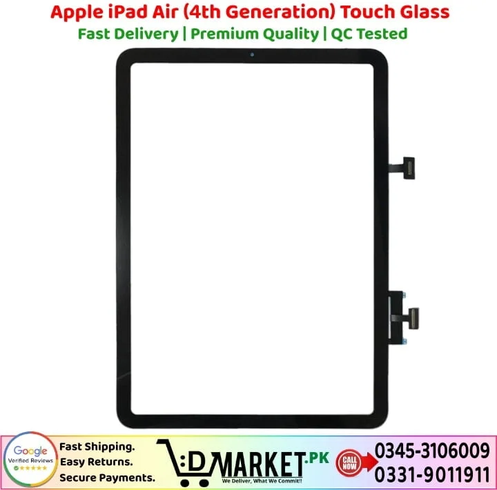 Apple iPad Air 4th Gen Touch Glass Price In Pakistan
