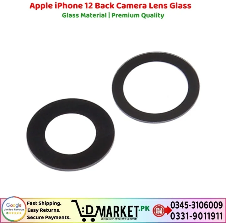 Apple iPhone 12 Back Camera Lens Glass Price In Pakistan