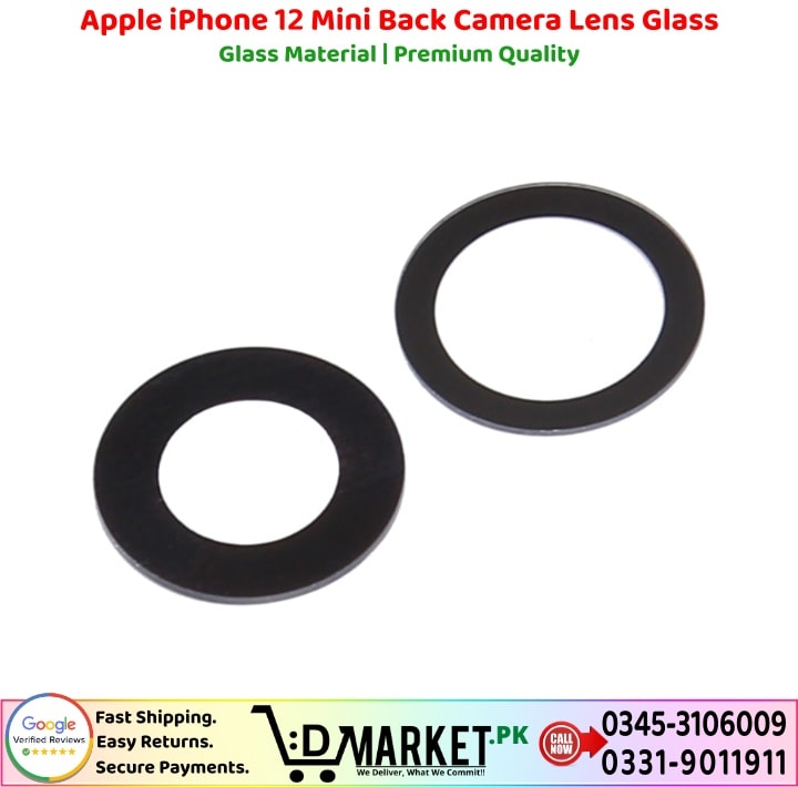 Apple iPhone 12 Mini Back Camera Lens Glass Price In Pakistan
