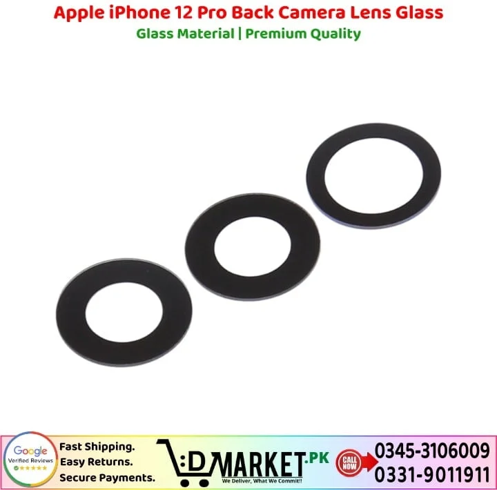 Apple iPhone 12 Pro Back Camera Lens Glass Price In Pakistan