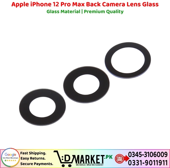 Apple iPhone 12 Pro Max Back Camera Lens Glass Price In Pakistan