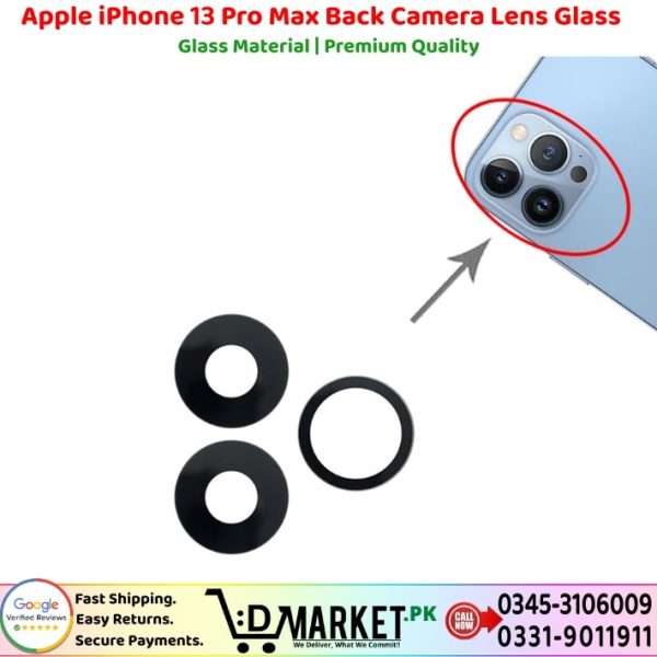 Apple iPhone 13 Pro Max Back Camera Lens Glass Price In Pakistan