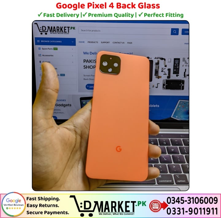 Google Pixel 4 Back Glass Price In Pakistan