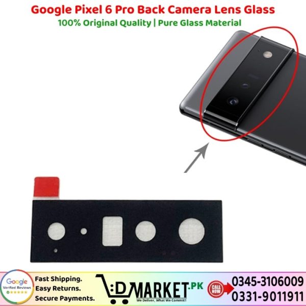 Google Pixel 6 Pro Back Camera Lens Glass Price In Pakistan