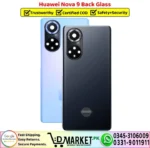 Huawei Nova 9 Back Glass Cover Replacement - DMarket.Pk