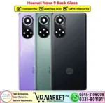 Huawei Nova 9 Back Glass Cover Replacement - DMarket.Pk