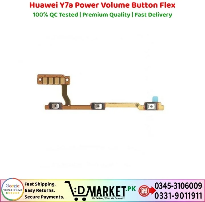 Huawei Y7a Power Volume Button Flex Price In Pakistan