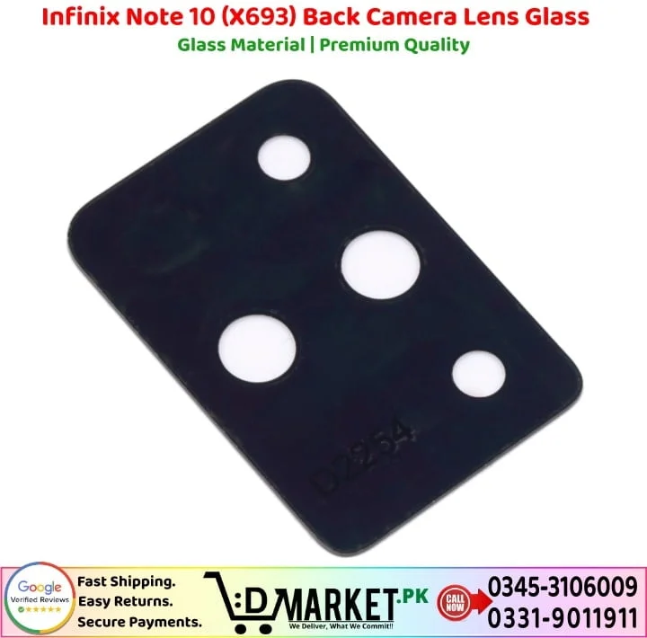 Infinix Note 10 X693 Back Camera Lens Glass Price In Pakistan