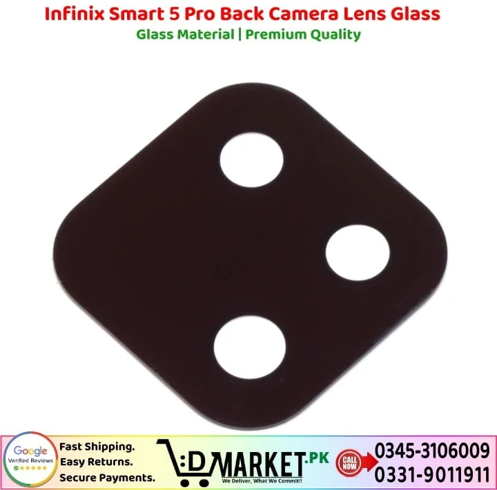 Infinix Smart 5 Pro Back Camera Lens Glass Price In Pakistan