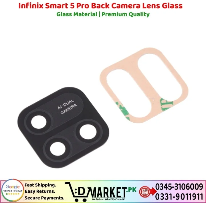 Infinix Smart 5 Pro Back Camera Lens Glass Price In Pakistan