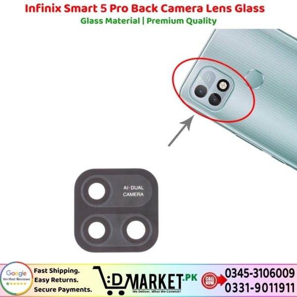 Infinix Smart 5 Pro Back Camera Lens Glass Price In Pakistan