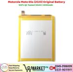 Motorola Moto E6s 2020 Original Battery Price In Pakistan