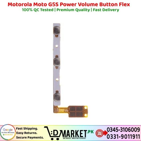 Motorola Moto G5S Power Volume Button Flex Price In Pakistan