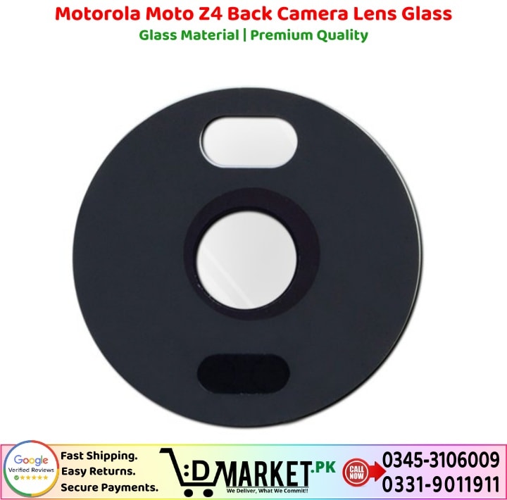 Motorola Moto Z4 Back Camera Lens Glass Price In Pakistan