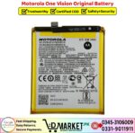 Motorola One Vision Original Battery Price In Pakistan