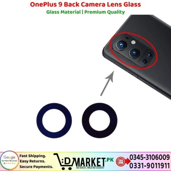 OnePlus 9 Back Camera Lens Glass Price In Pakistan