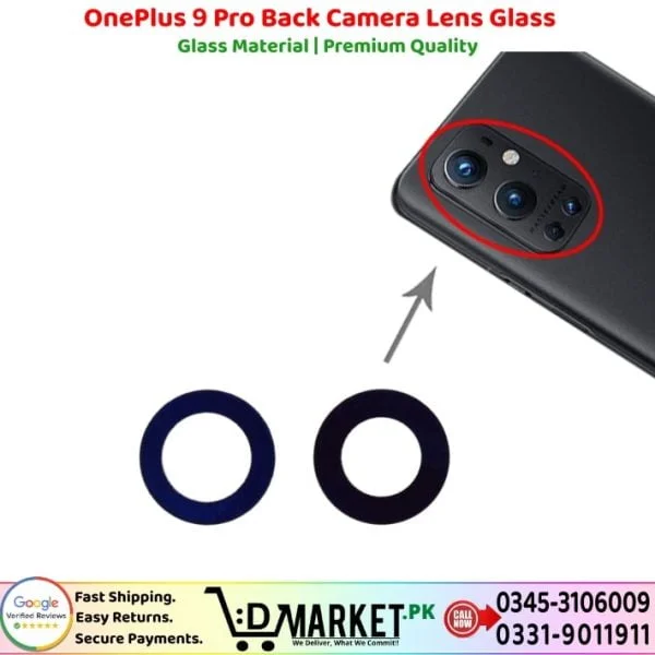 OnePlus 9 Pro Back Camera Lens Glass Price In Pakistan