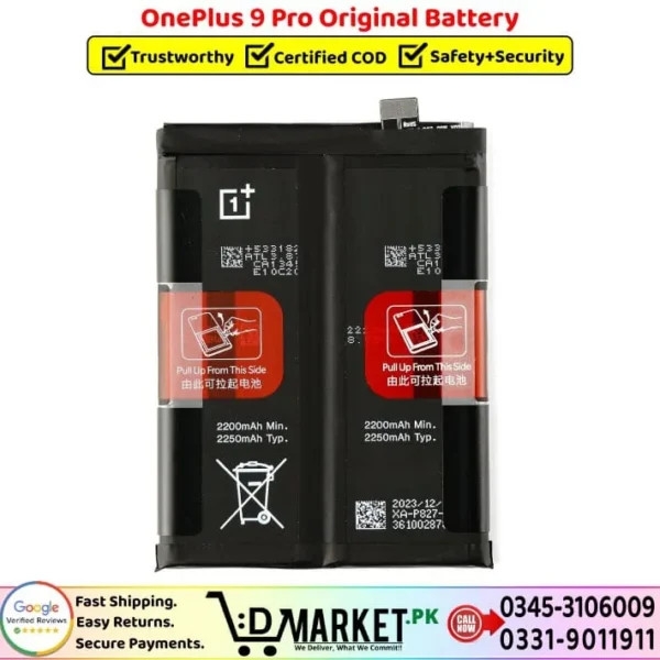 OnePlus 9 Pro Original Battery Price In Pakistan