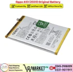 Oppo A53 2020 Original Battery Price In Pakistan
