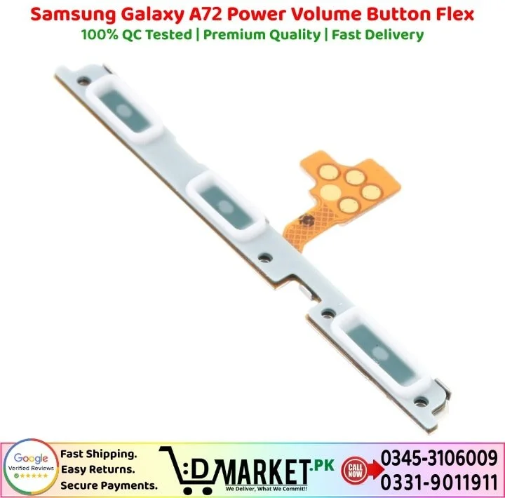 Samsung Galaxy A72 Power Volume Button Flex Price In Pakistan
