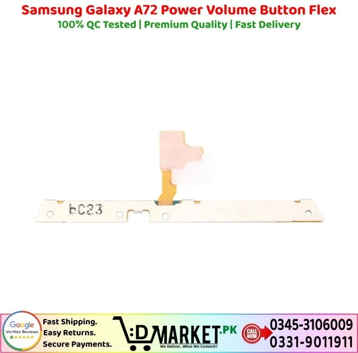 Samsung Galaxy A72 Power Volume Button Flex Price In Pakistan