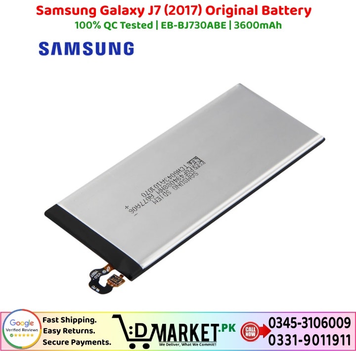 Samsung Galaxy J7 2017 Original Battery Price In Pakistan