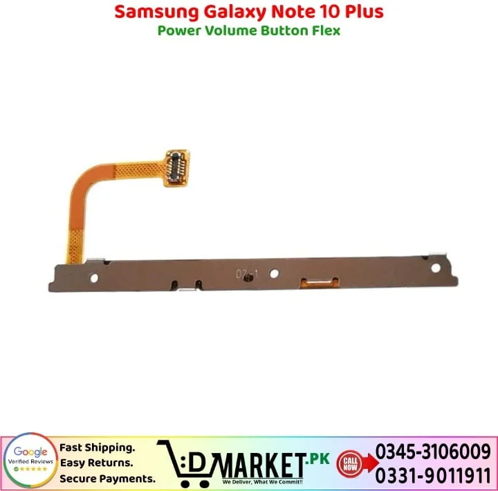 Samsung Galaxy Note 10 Plus Power Volume Button Flex Price In Pakistan