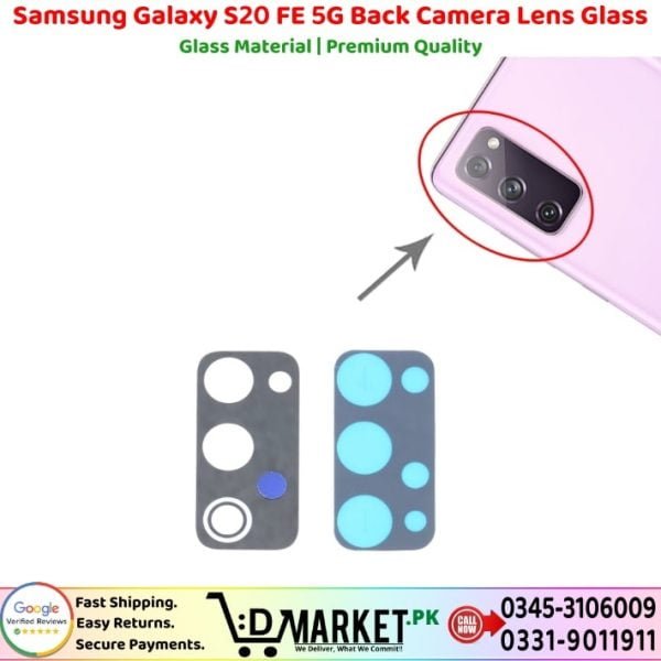 Samsung Galaxy S20 FE 5G Back Camera Lens Glass Price In Pakistan