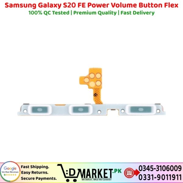 Samsung Galaxy S20 FE Power Volume Button Flex Price In Pakistan