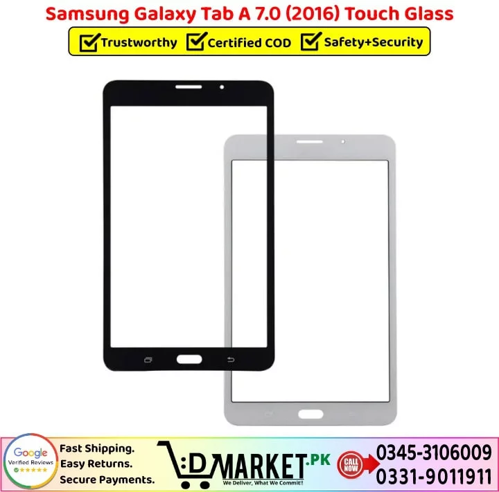 Samsung Galaxy Tab A 7.0 2016 Touch Glass Price In Pakistan