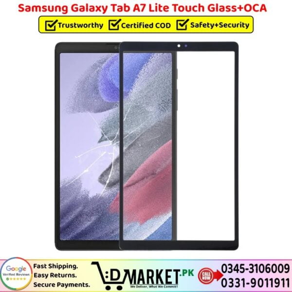 Samsung Galaxy Tab A7 Lite Touch Glass Price In Pakistan